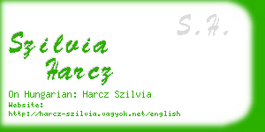 szilvia harcz business card